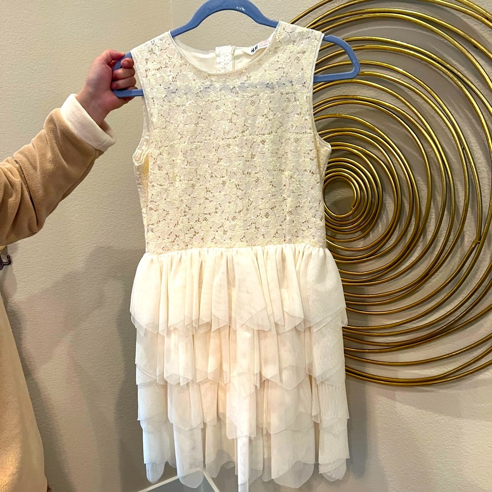 Cute Cream Formal Dress